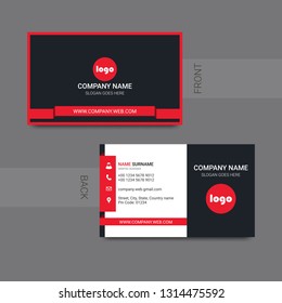 business model name card, business card modern design vector - Vector