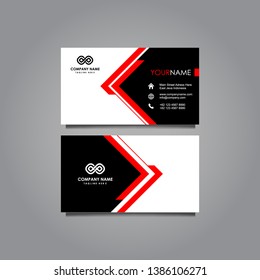 business model name card, business card modern design vector