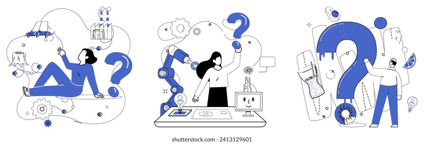 Business modeling vector illustration. Planning is anchor securing ship business in unpredictable waters marketing evolution Strategic modeling is roadmap leading organizations to treasure chest