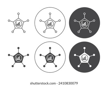 Conjunto de ilustraciones de vectores de modelado de negocio. Inicio de sesión de modelo biográfico de red de datos de afiliación adecuado para aplicaciones y estilo de diseño de interfaz de usuario de sitios web.