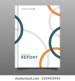 Business modern annual report cover book design