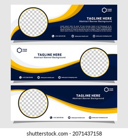 Business modern banner design collection