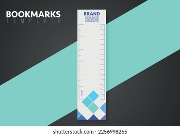 Business modern bookmarks template design. Vector bookmark template. Bookmark illustration.