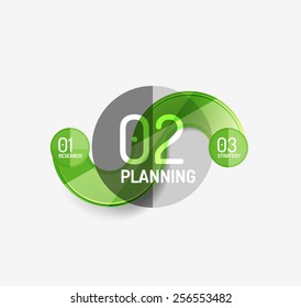 Business modern colorful geometric infographics, abstract compositions