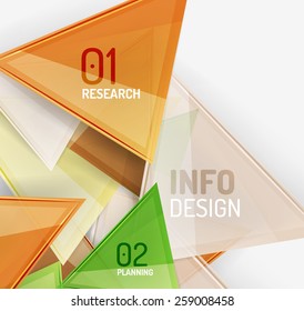 Business modern colorful geometric infographics, abstract compositions