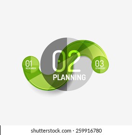 Business modern colorful geometric infographics, abstract compositions