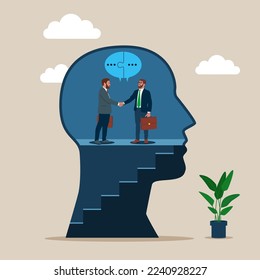Business аgreement. Modern flat vector illustration.