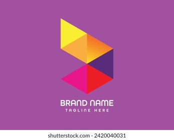 Business modern letter logo design 