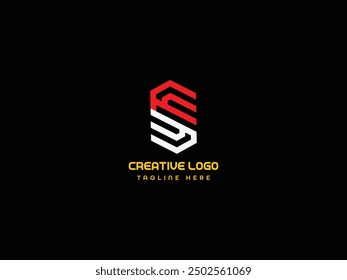 Conception de logo de lettre moderne d'affaires