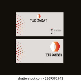 Business Modern Name Card, Luxury Business Card Template Vector File