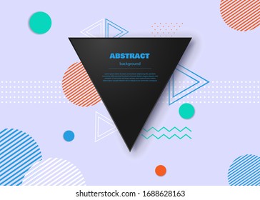 Moderne Business Website Hintergrund Vektorillustration Vorlage. Geschäftsabstrakte Vorlage. Geometrische Formen, Vektorillustration minimales modernes Design.