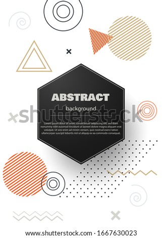 Business modern website banner vector template. Business abstarct template. Geometric shapes, vector minimal modern design
