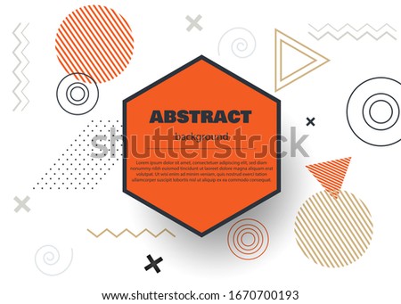 Business modern website banner vector template. Business abstract template. Geometric shapes, vector minimal modern design