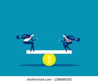 Concept Image Gender Equality Man Woman Stock Vector (Royalty Free ...