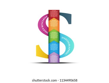 Business money infographic template for create report and presentation. Vector EPS10