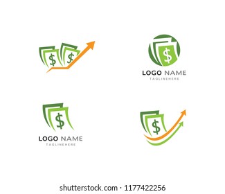 Business money logo vector template