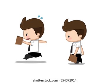 business money man cartoon