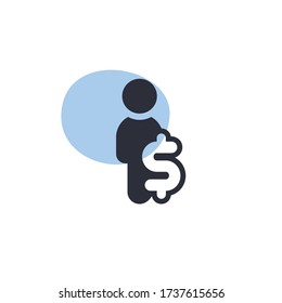 Business Money - Modern Icon (Pictogram)