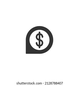 Business, money, premium quality flat icon. Vector logo concept for web graphics, EPS 10