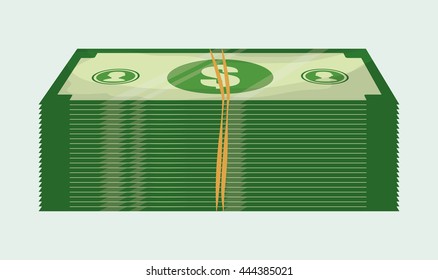 Business, money profits and global economy, vector illustration