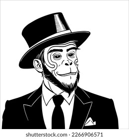 A Business Monkey: Achieving Success in a Suit and Tie 
