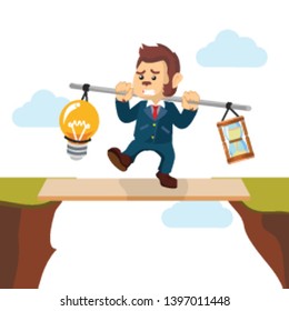 business monkey balance time idea