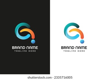 diseño del logotipo de la letra de monograma empresarial