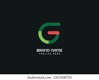 business monogram letter logo design