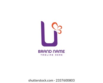 business monogram letter logo design