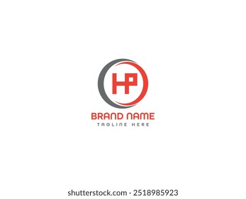 business monogram letter logo design 