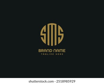 business monogram letter logo design 