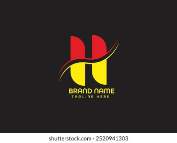 design do logotipo da carta do monograma comercial