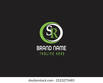business monogram letter logo design