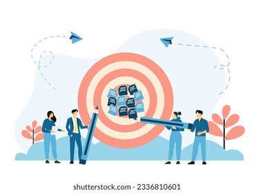 Business motivation. Finance target. Solution searching. Goals and objectives, business grow, business plan, goal setting concept. 