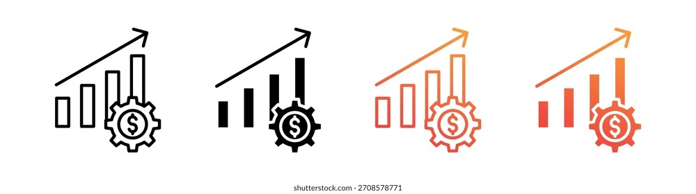 Business Multiple Style Icon Set Collection