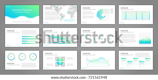 Vorlage Zur Prasentation Fur Mehrere Geschaftsbereiche Stock Vektorgrafik Lizenzfrei