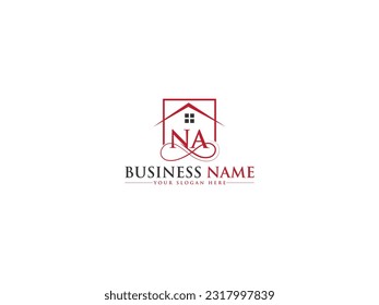 Business NA Real Estate Logo Symbol