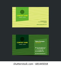 Business name card set template. design template. Vector illustration. Annual report.