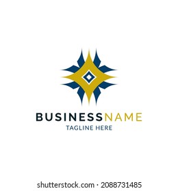 Ilustración vectorial de diseño de logotipo de nombre de negocio
