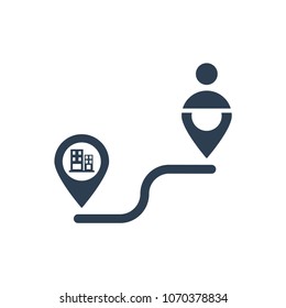 Business Navigation / Direction Icon