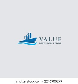 business with navy Vector logo design template idea and inspiration