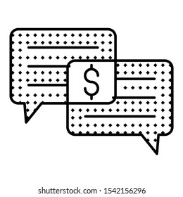 Business NegotiationConsulting Concept, proposition vector icon design