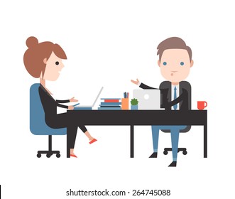 Business negotiations. 