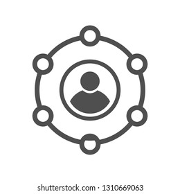 Business network icon