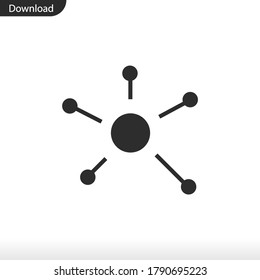 Business Network icon vector eps 10