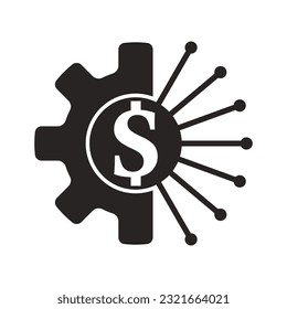 Symbol für Geschäftsnetzwerke, Vektorgrafik-Logo-Vorlage