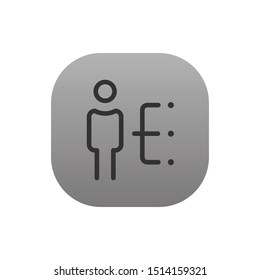 Business Network  - Line Vector Icon