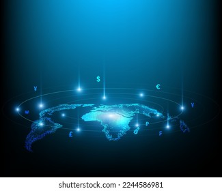 Business network money icon money transfer icon illustration