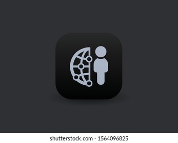 Business Network - Vector App Icon
