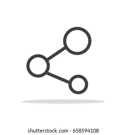 Business Network vector icon 10 EPS